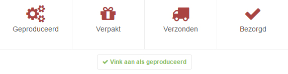 Kennisbank order status